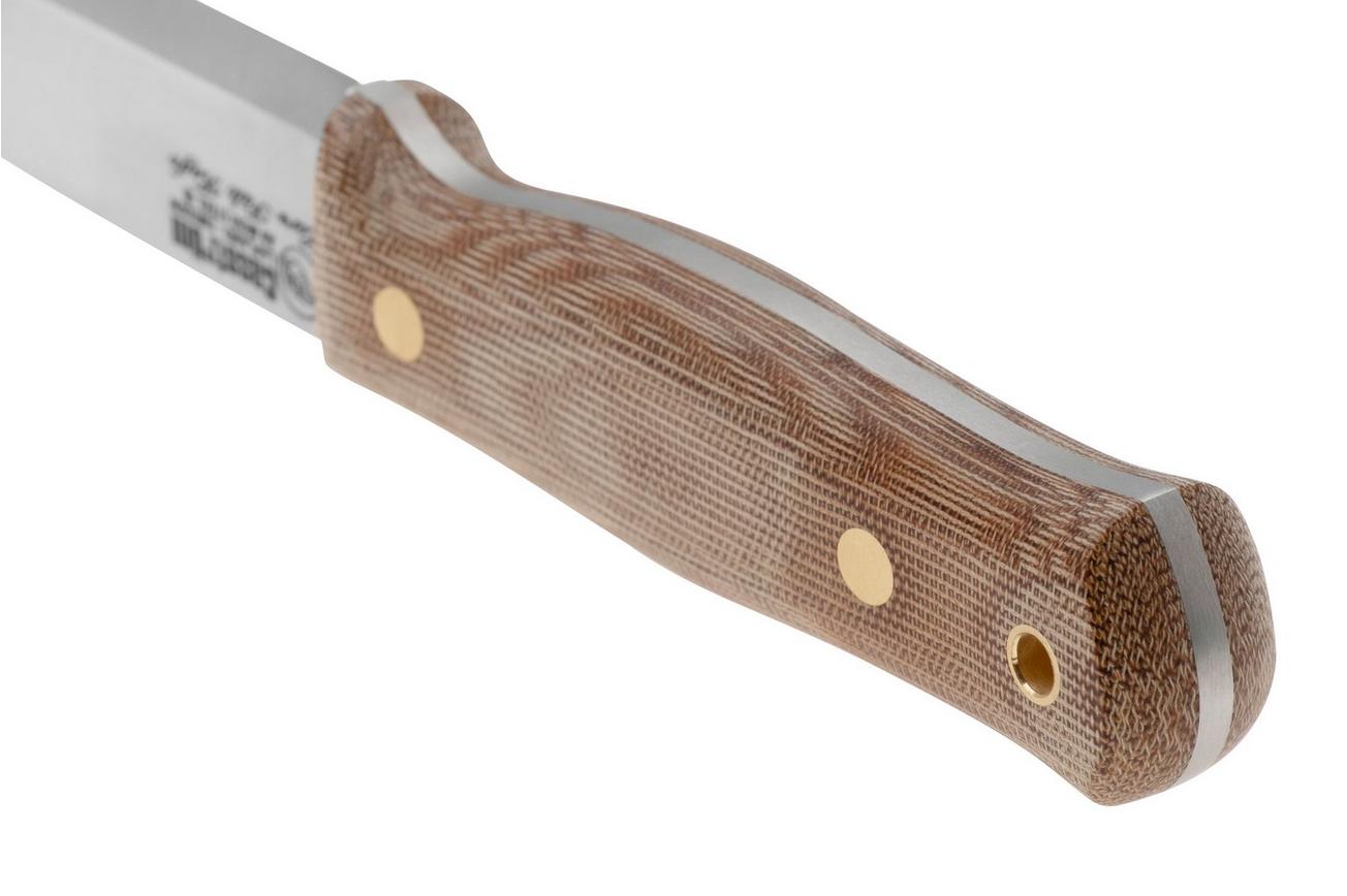 Casstrom Lars Falt Knife 11850 Natural Canvas Micarta, bushcraftmes