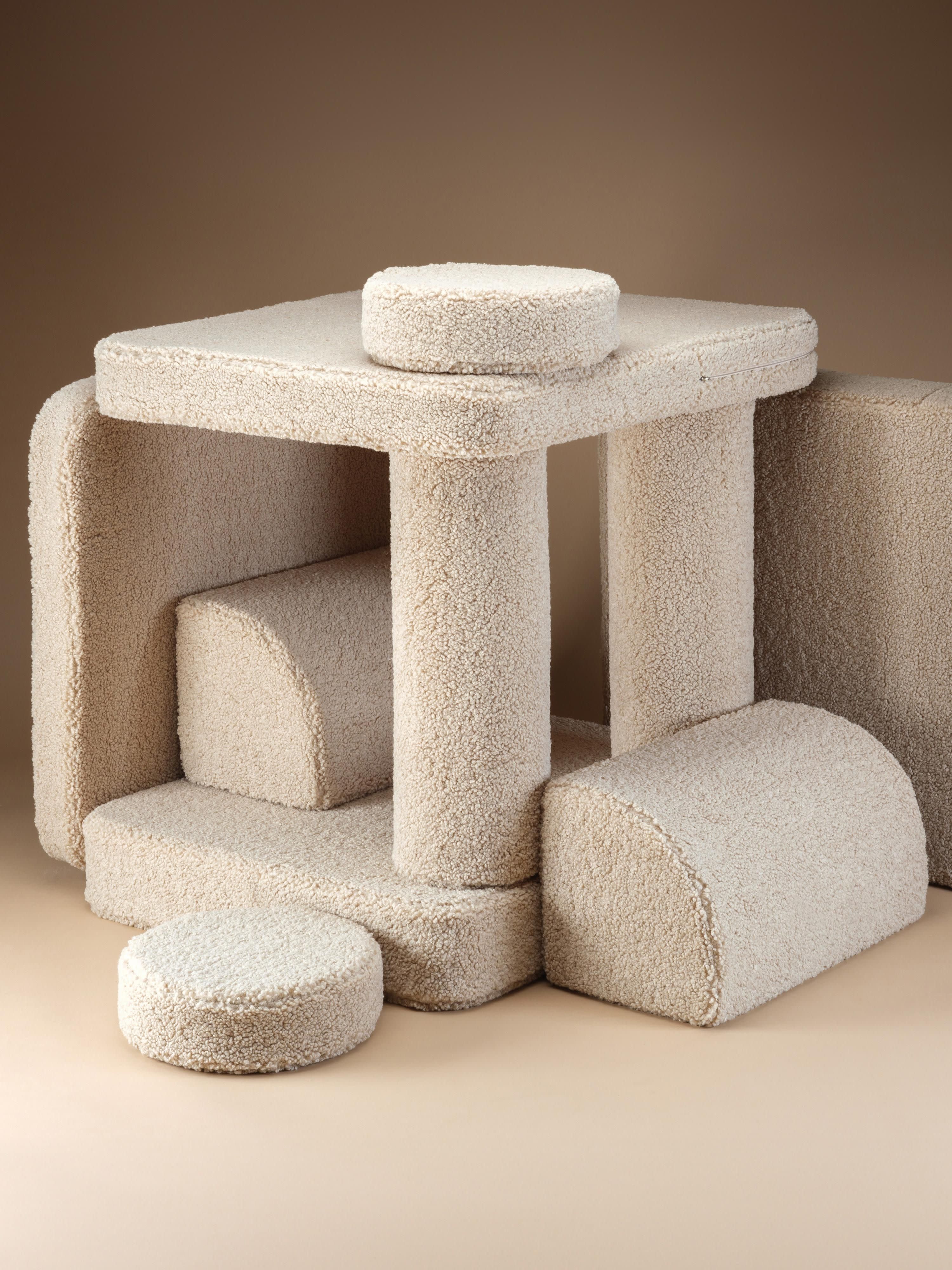 Handgemaakte modulaire teddy speelbank Sugar