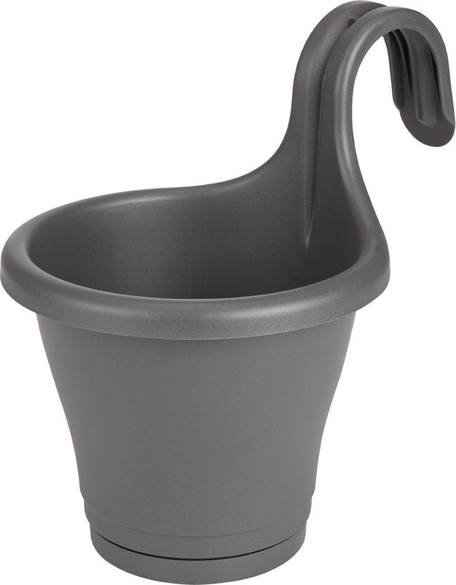 Elho Corsica balkonbak antraciet D 19 H 26 cm