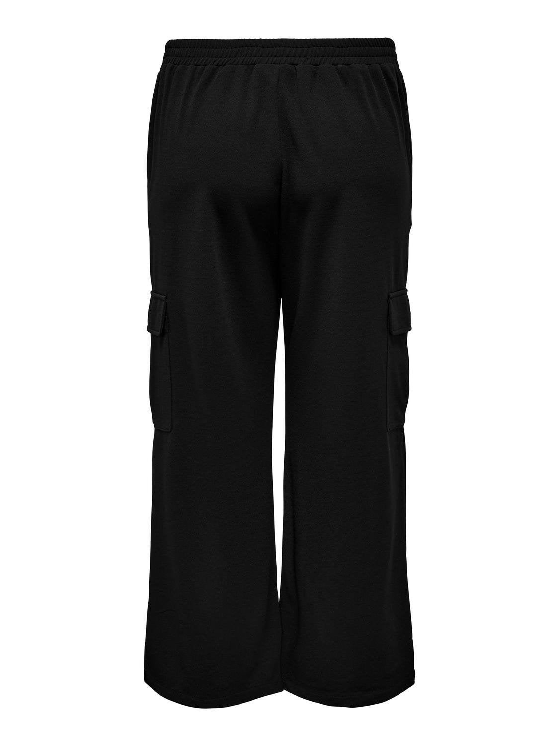CARVERIA Normal geschnitten Cargo-Hose Black