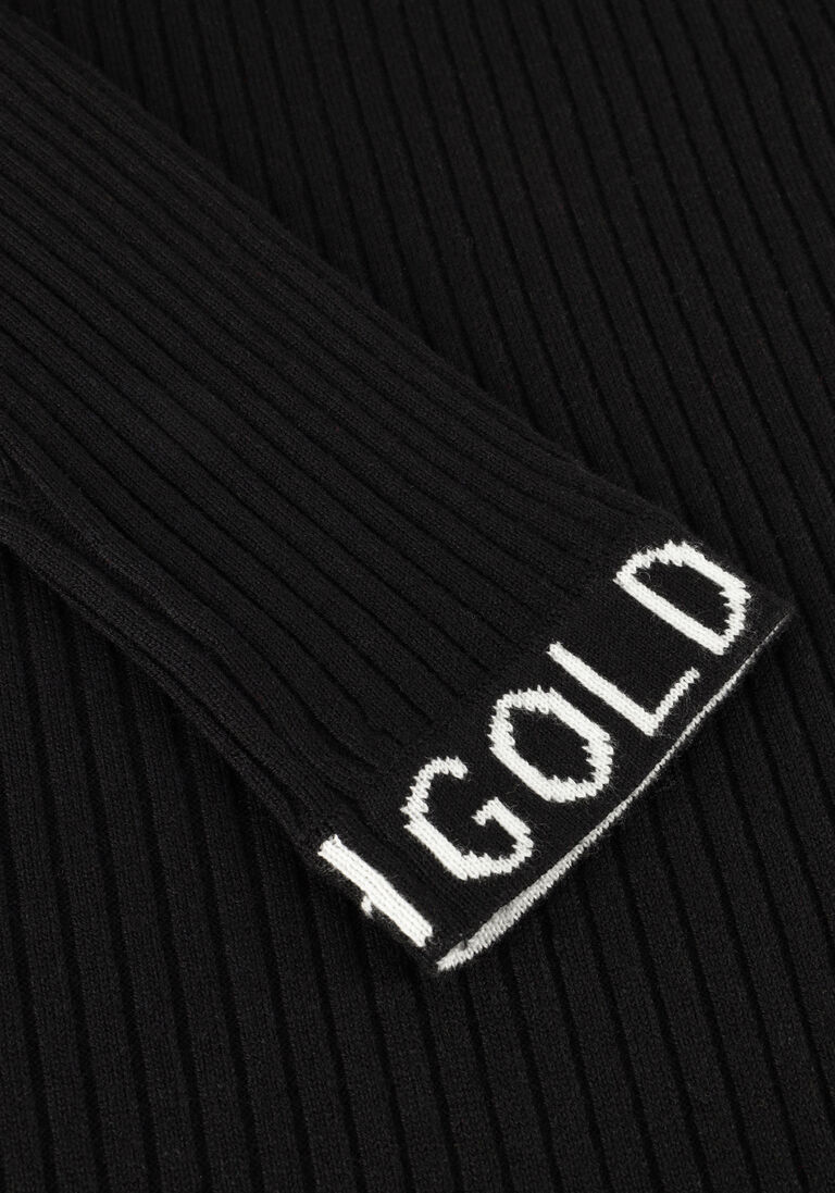 zwarte goldbergh coltrui mira long sleeve knit sweater