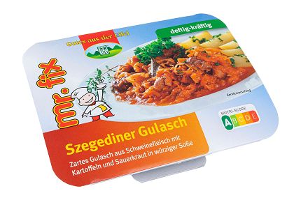 Eifeler Mr. Fix Szegediner Gulasch mit Kartoffel und Sauerkraut 350g MHD:5.3.26
