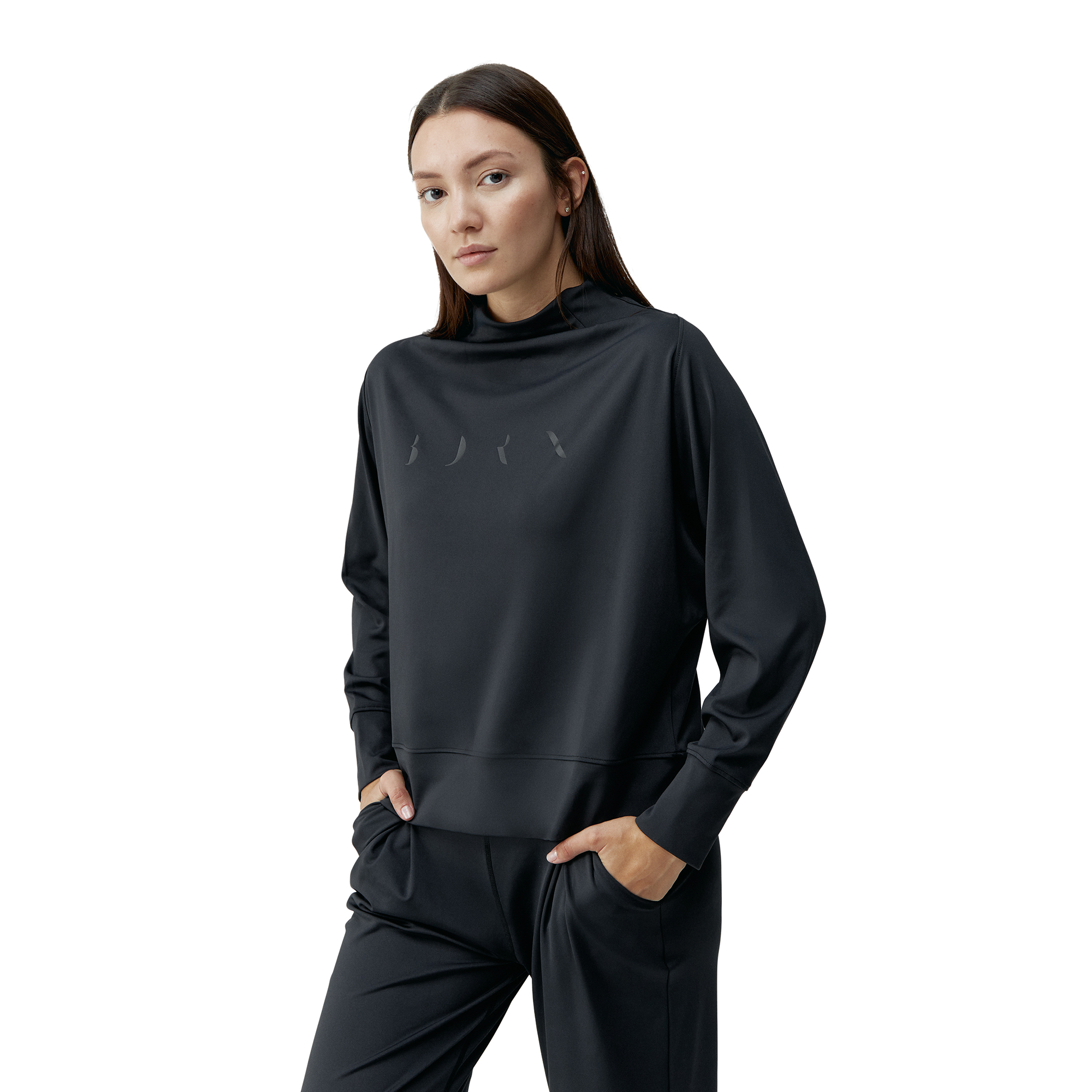 LOANA - Sweat-shirt de sport confortable loana | Noir