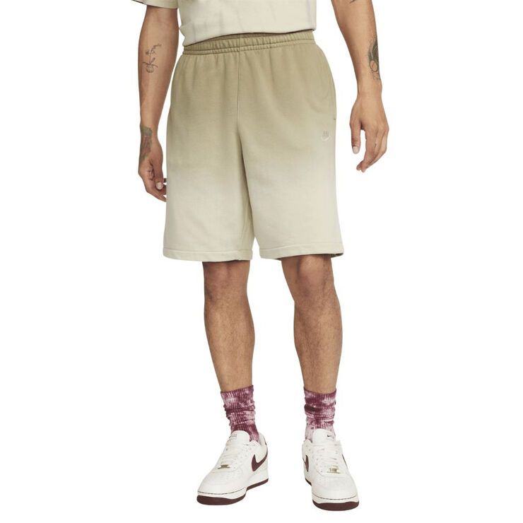 Nike sportswear french terry dip dyed shorts Khaki/rattan