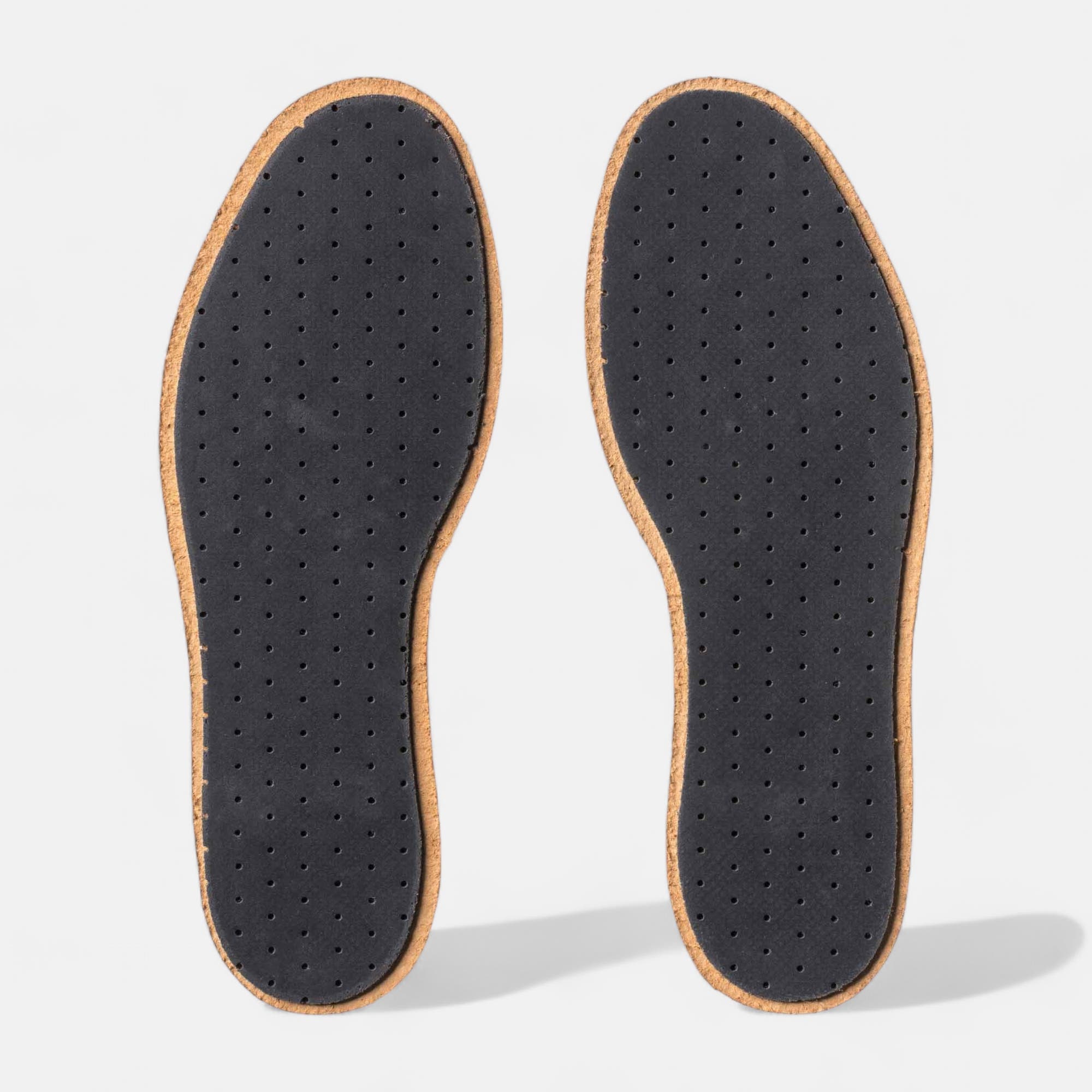 Semelles cuir charbon 31 32 sans coloris