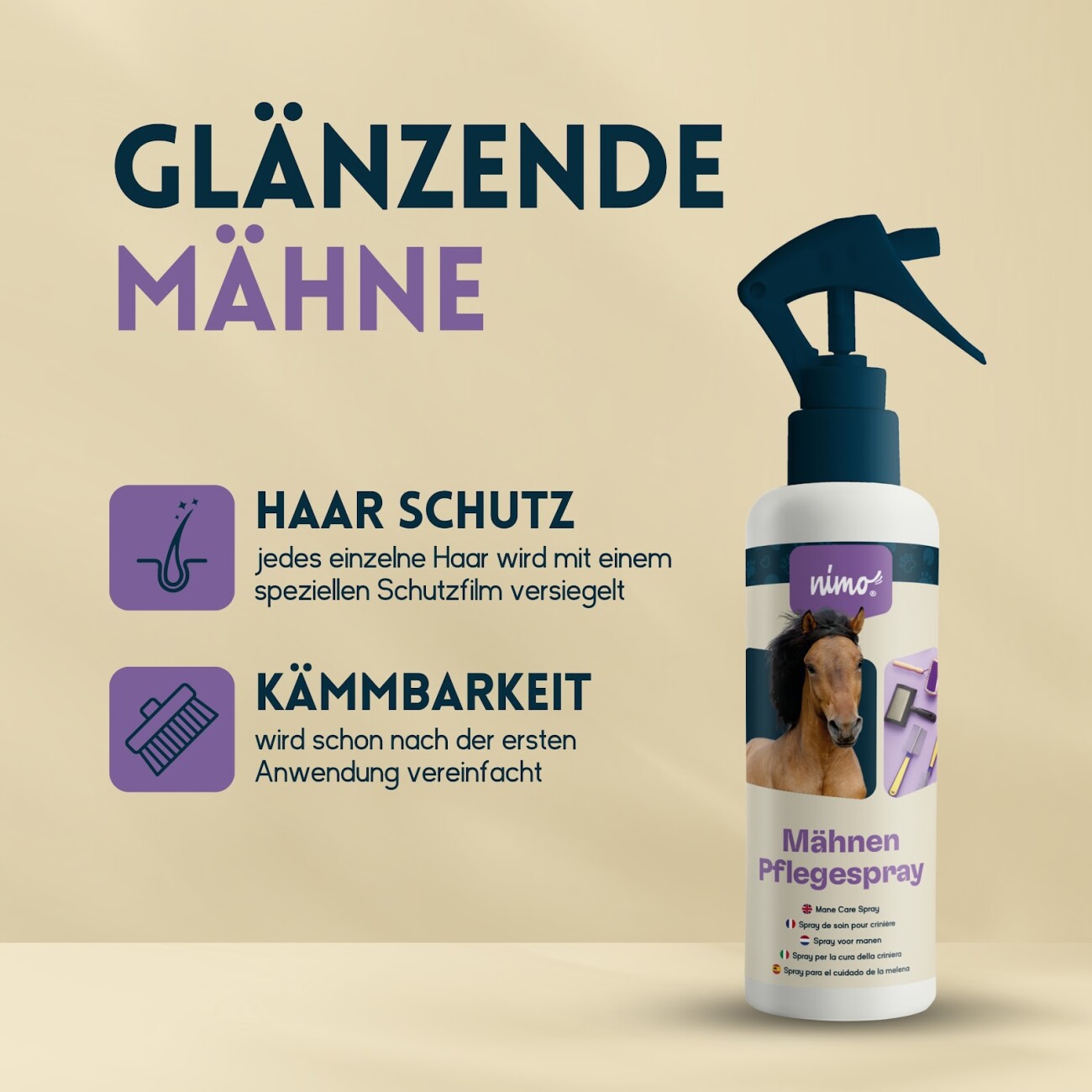 nimo Mähnen Pflegespray 250 ml