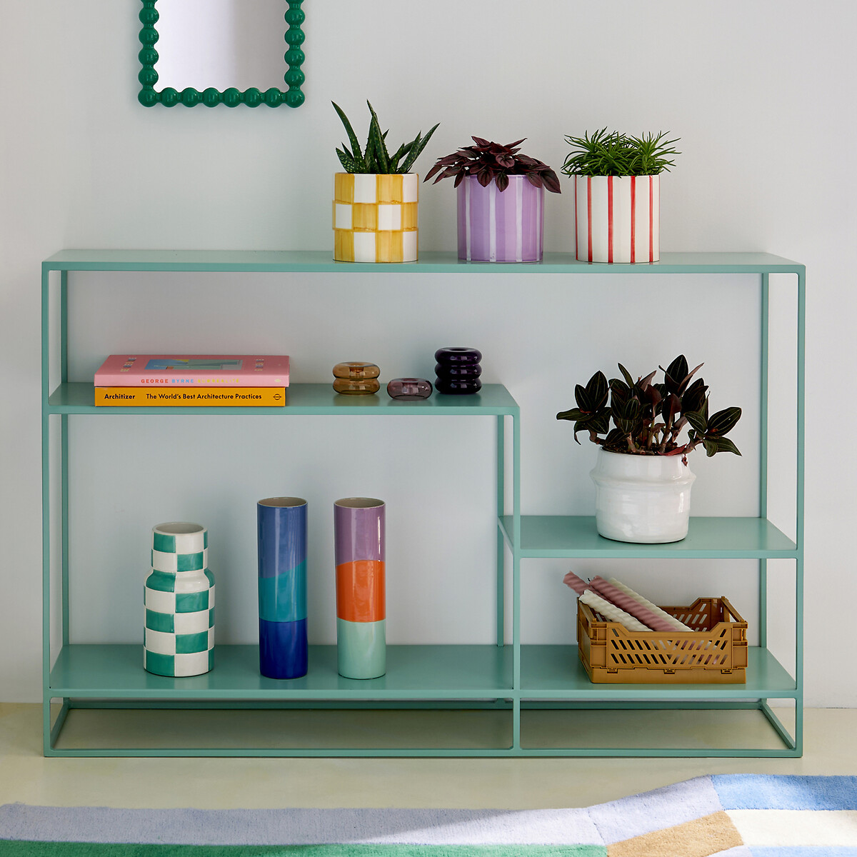 LA REDOUTE INTERIEURS<br>Vaso de cerâmica listrado Ø14 cm, Ario
