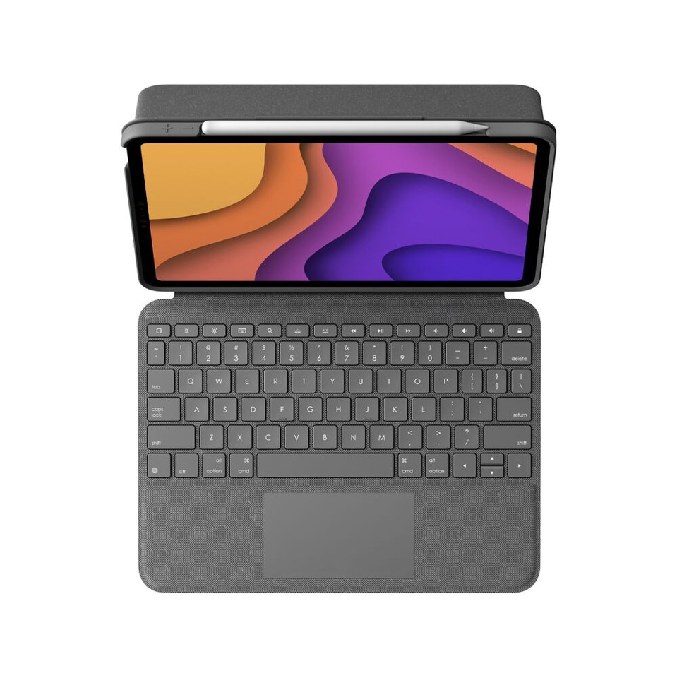 Logitech - Folio Touch til iPad Air (4 gen) - OXFORD GREY - Nordic