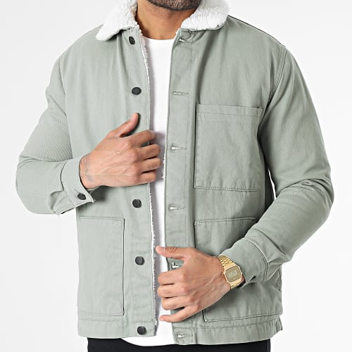 Veste Jean Col Mouton 604-4 Vert