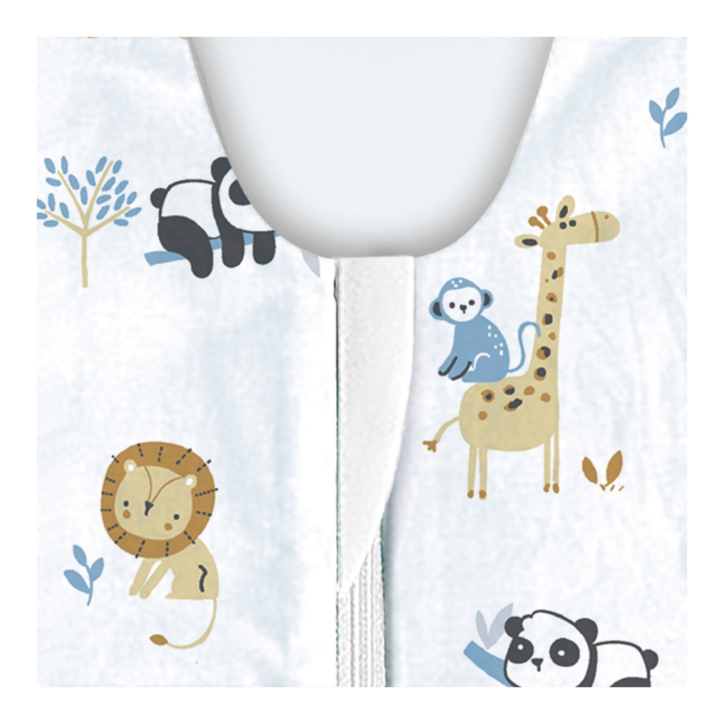 BEBELLA VITAL Ganzjahresschlafsack Tencel™ Lyocell 3.0 TOG weiß/ viele Tiere
