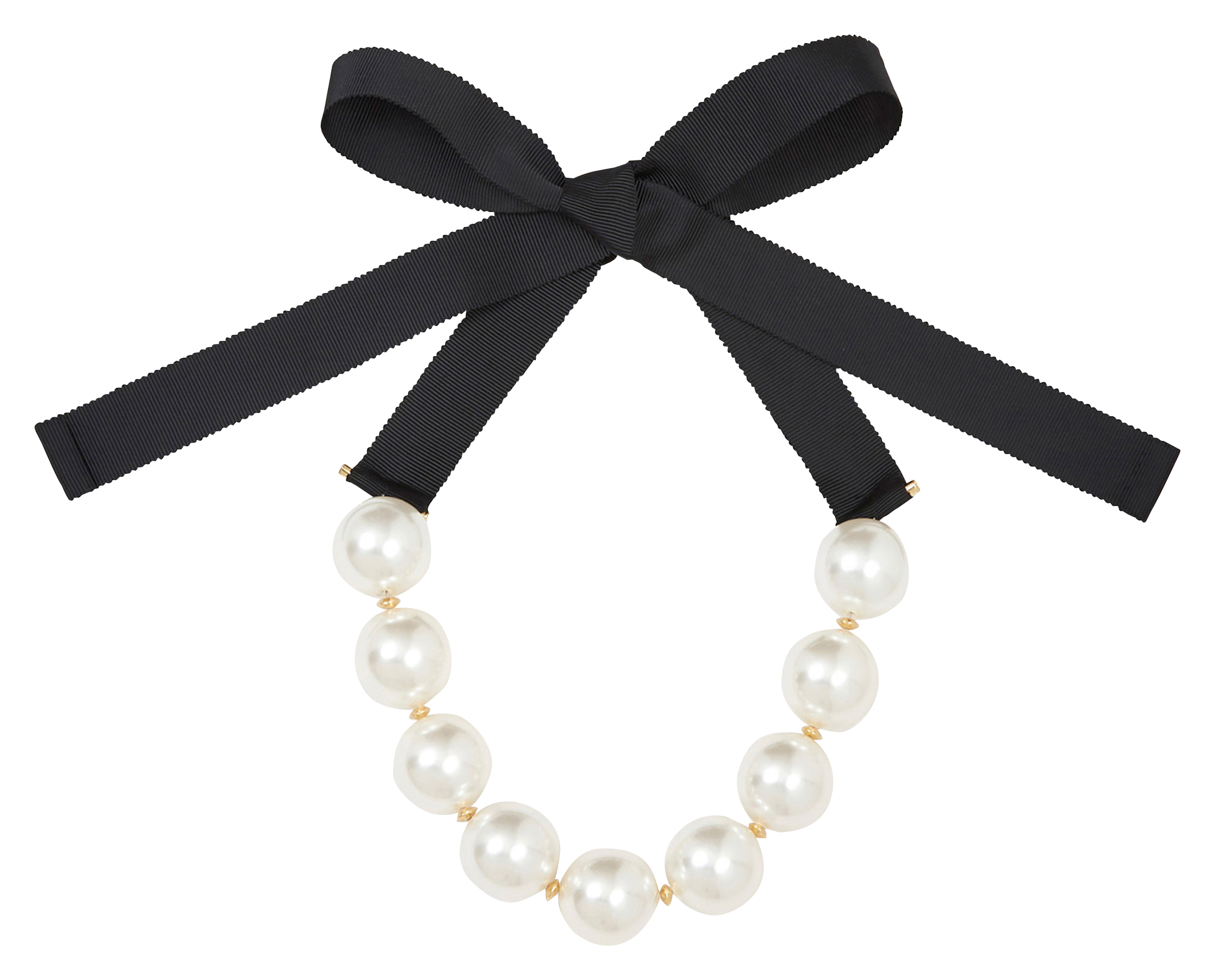 BELLA - Collier à grosses perles | Blanc