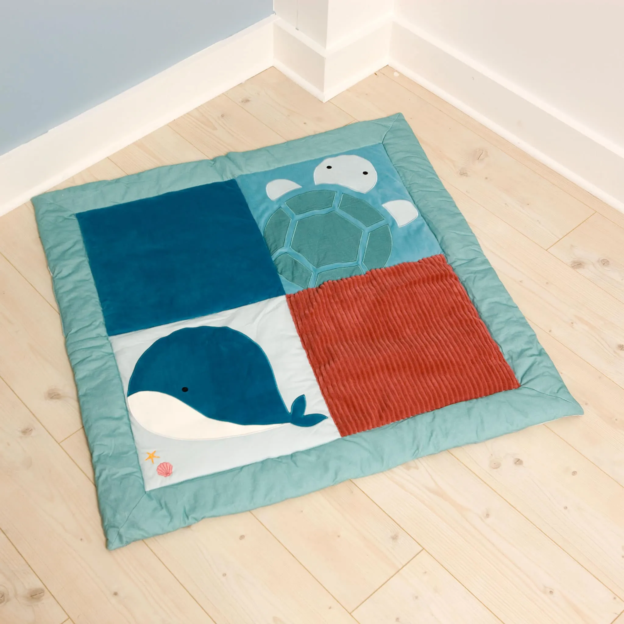 LittleBigFriends Tapis de Jeu Réversible - Océan