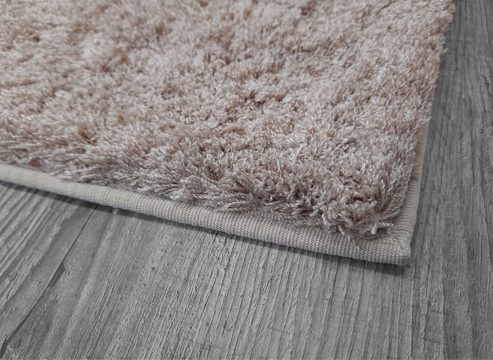 Hochflorteppich SALERNO 67 x 130 cm hellbraun
