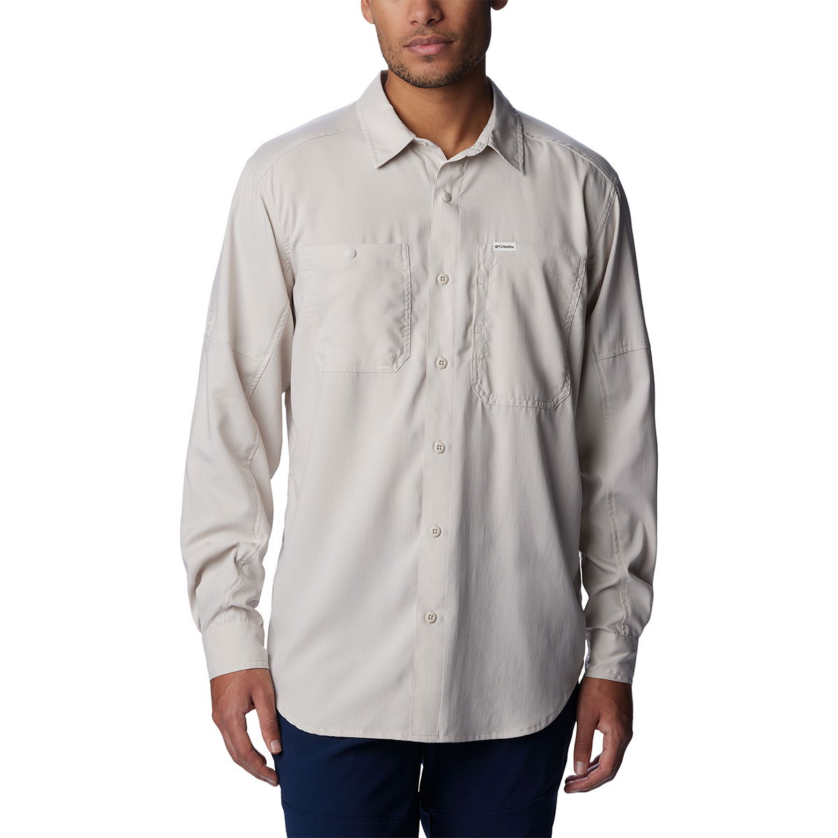 Columbia Silver Ridge Utility Lite LS Skjorte, herre (Dark Stone)