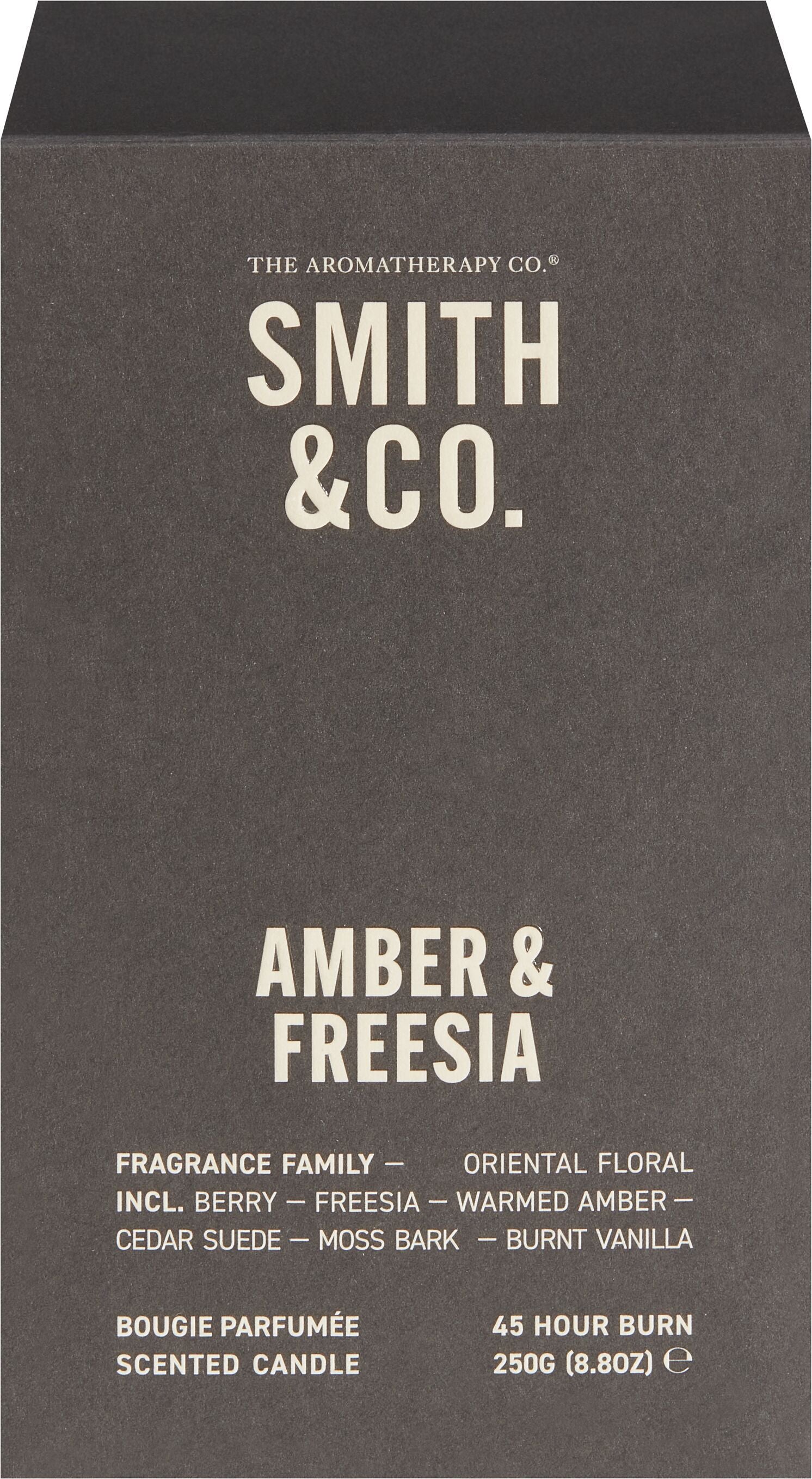 SMITH & CO Kerze Amber & Freesia - grün