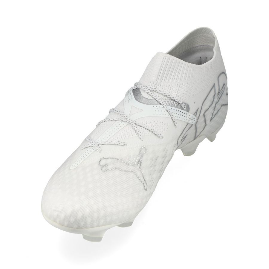 PUMA Future 7 Ultimate FG/AG White Pack - Blanc/Argenté