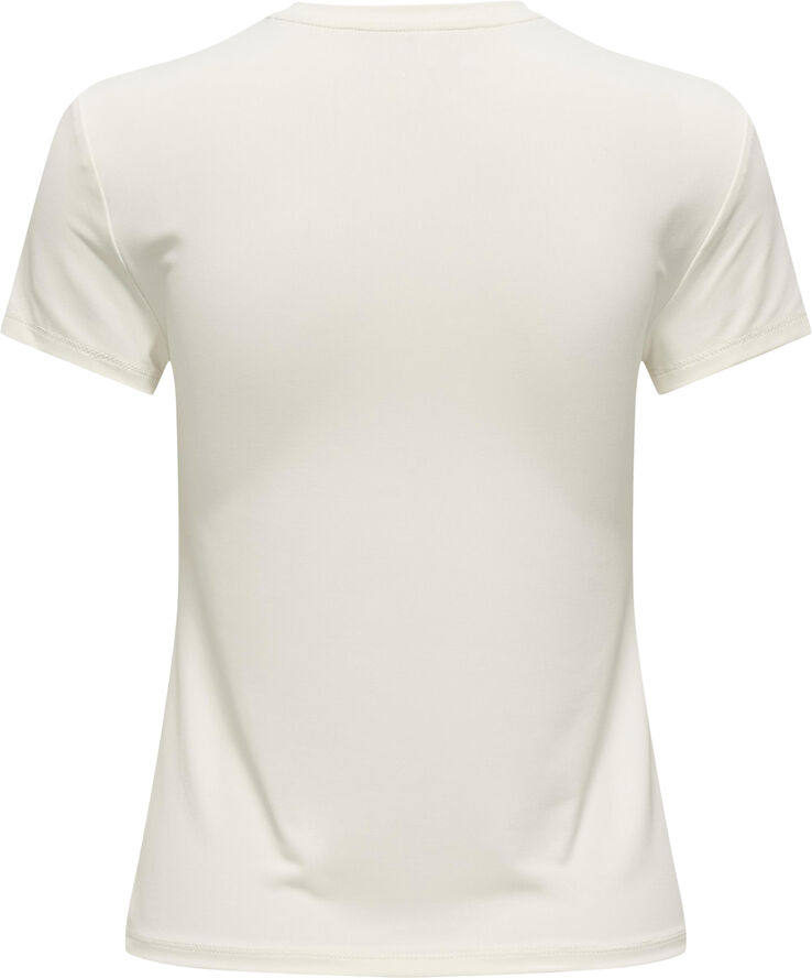 ONLY ONLEA S/S TOP O NECK CS JRS Hvid