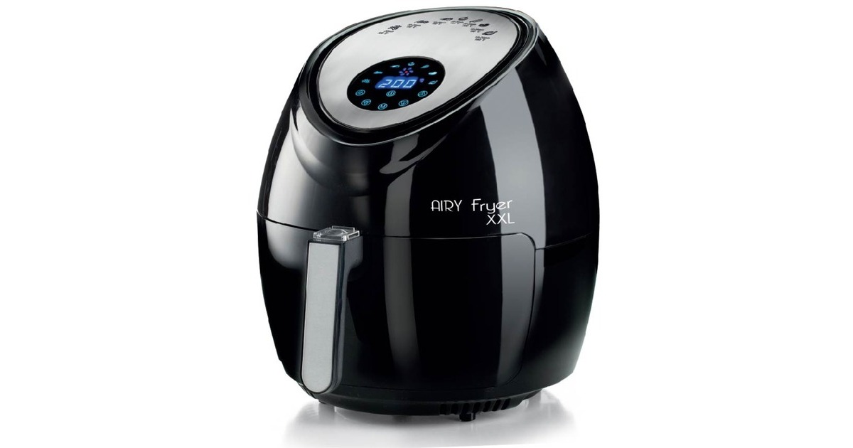 ArieteAiry Fryer XXL heteluchtfriteuse  (Zwart, 2.5 kg | 5.5 liter)