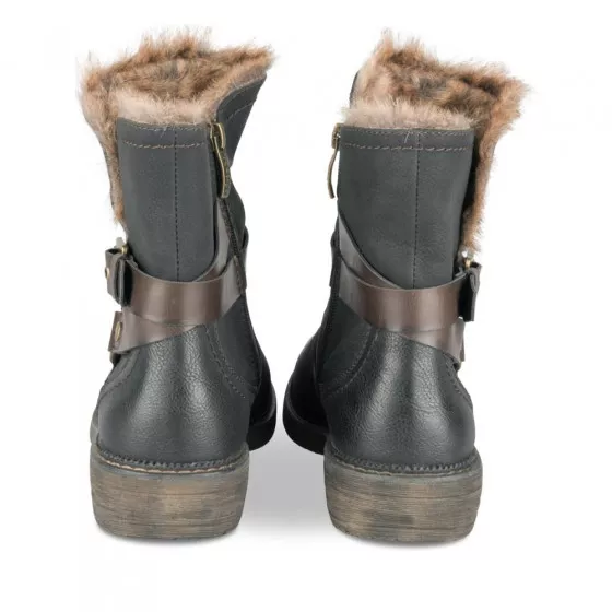 Bottines NOIR RELIFE