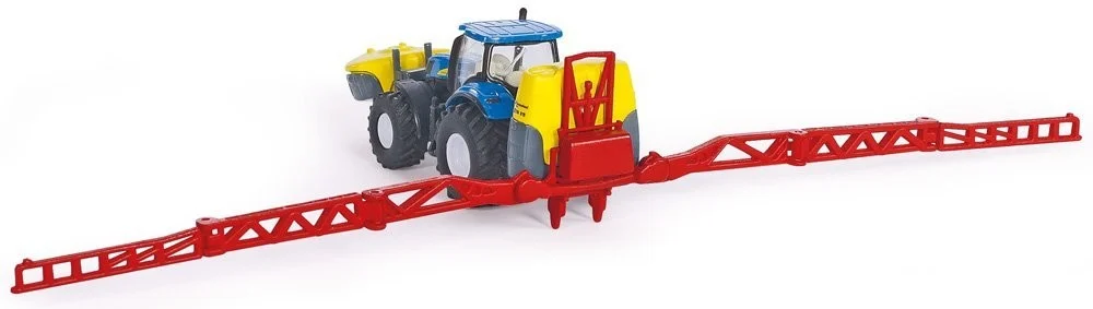 Siku - 1:87 New Holland Traktor m Trailersprøjte