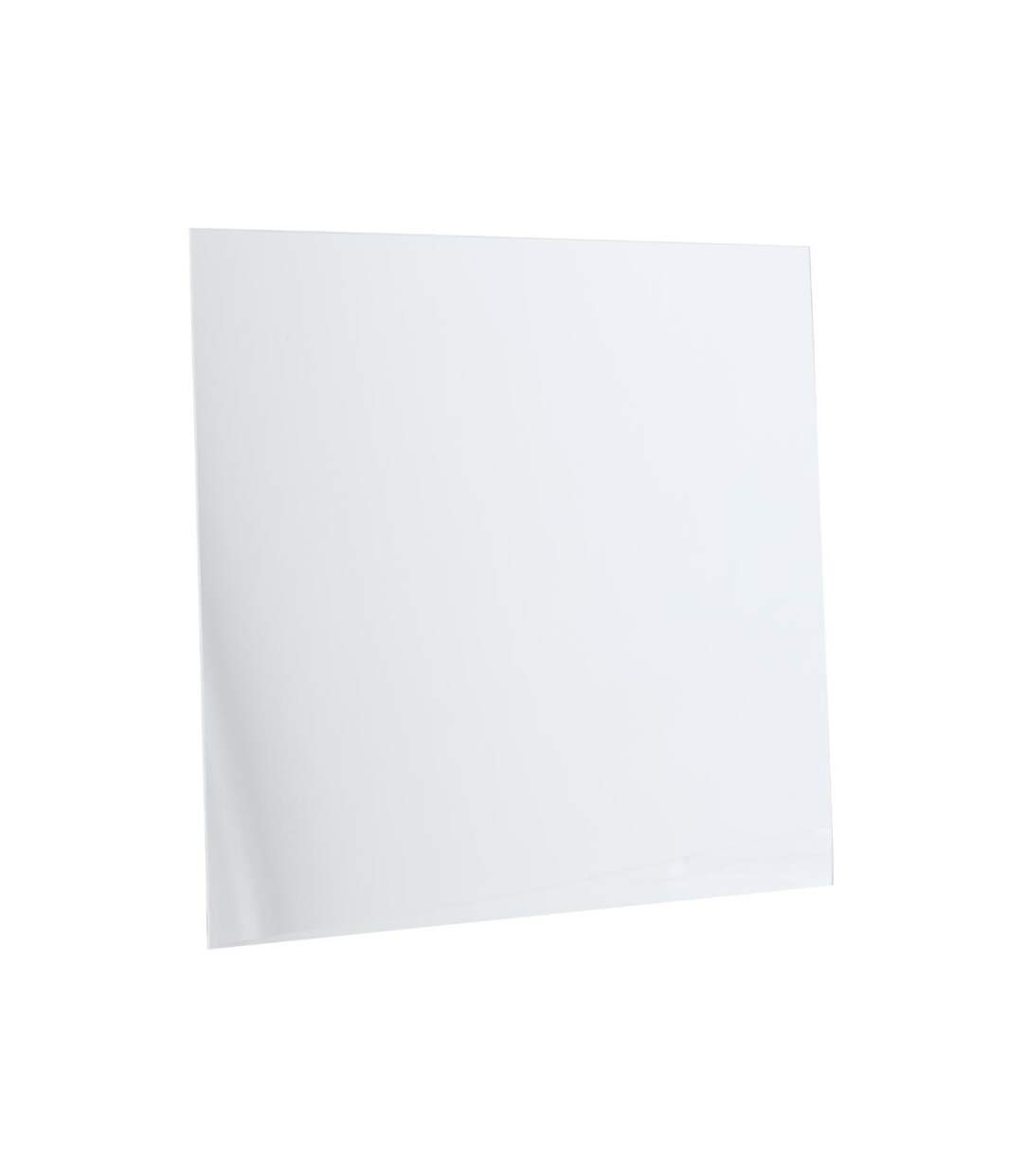 Lot de 4 Miroirs Adhésifs Carré 20x20cm Argent