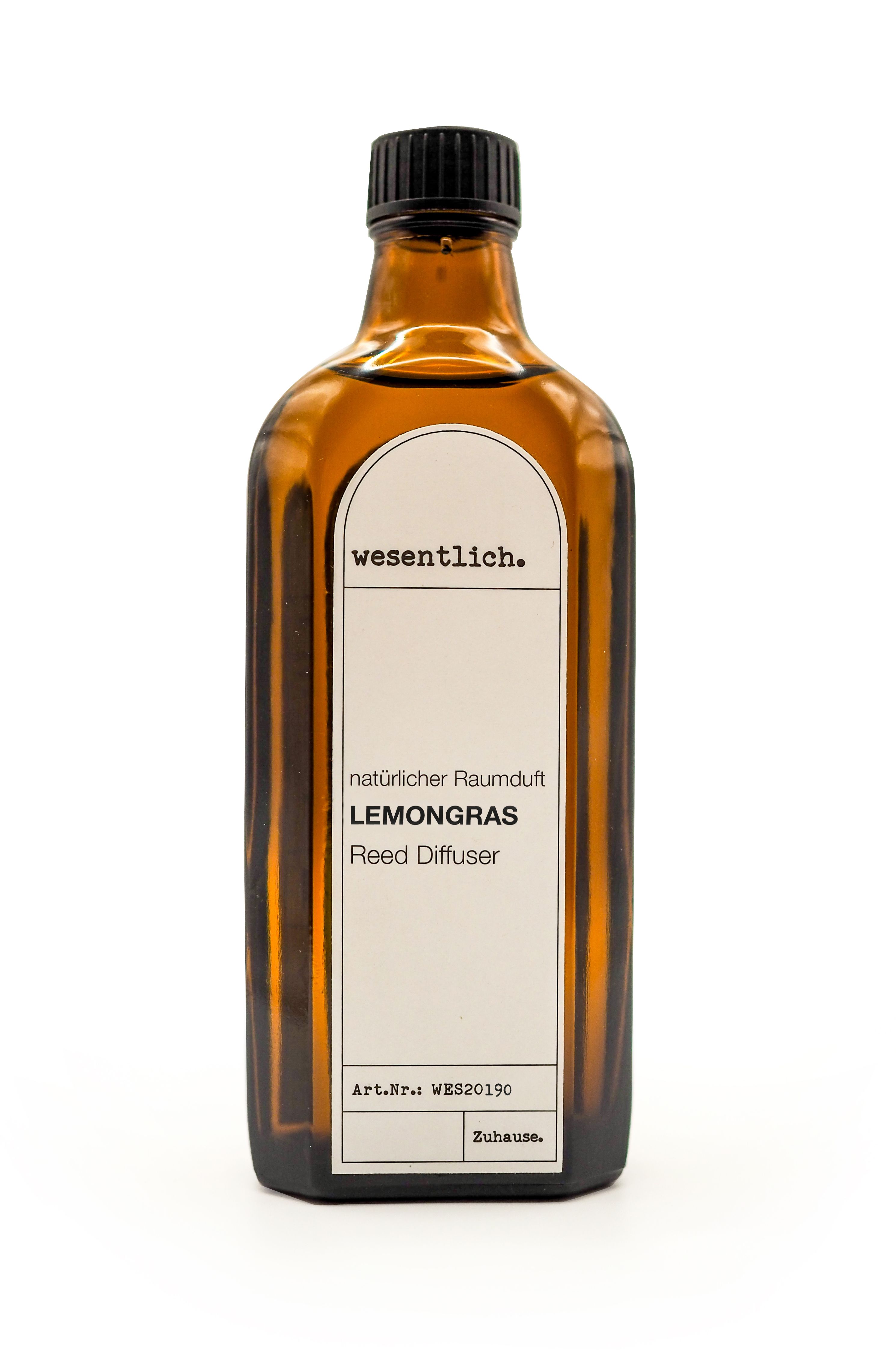 Raumduft Lemongras inkl. 7 Kapillarstäbchen von wesentlich.