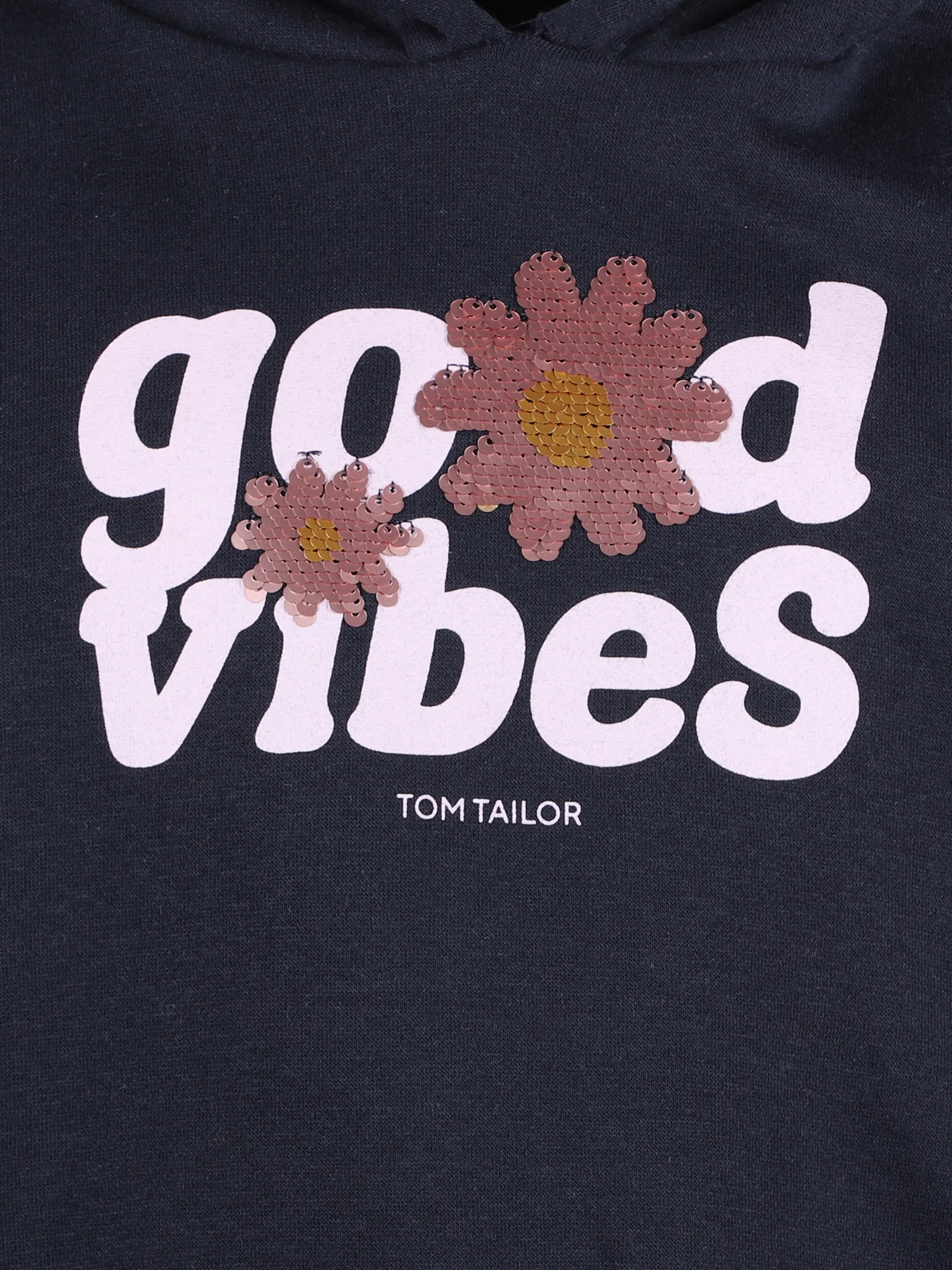 Mädchen Hoodie mit Print und Pailletten
