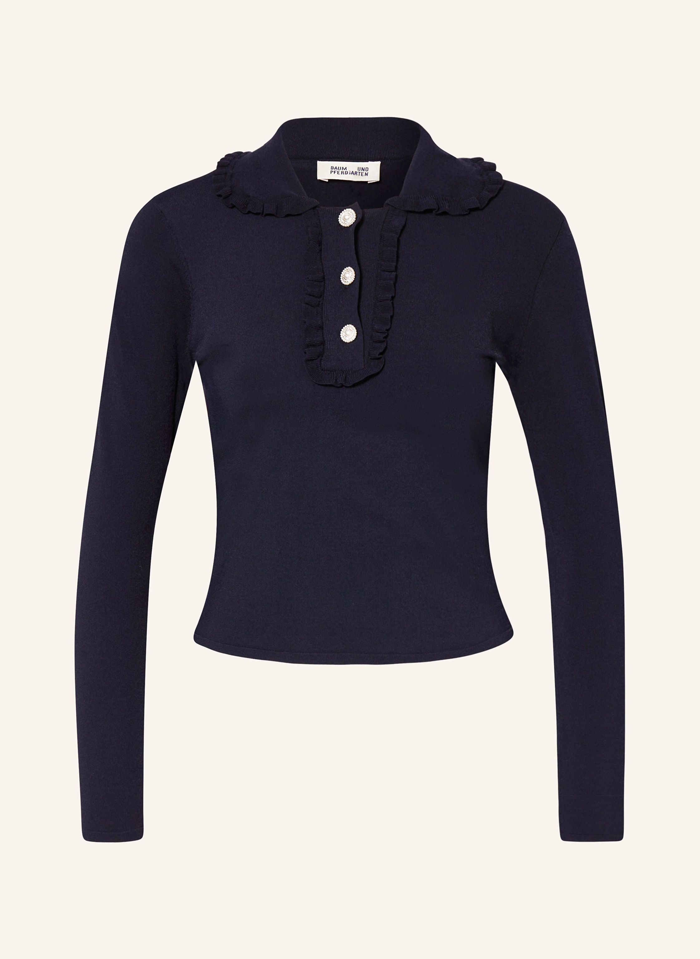 BAUM UND PFERDGARTEN Pullover CATARIN mit Rüschen