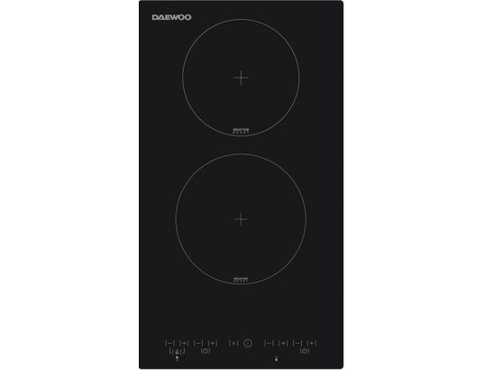 DAEWOO - Domino vitroceramique BH3VTF19BNM, 2 zones 3000 w, 30 cm