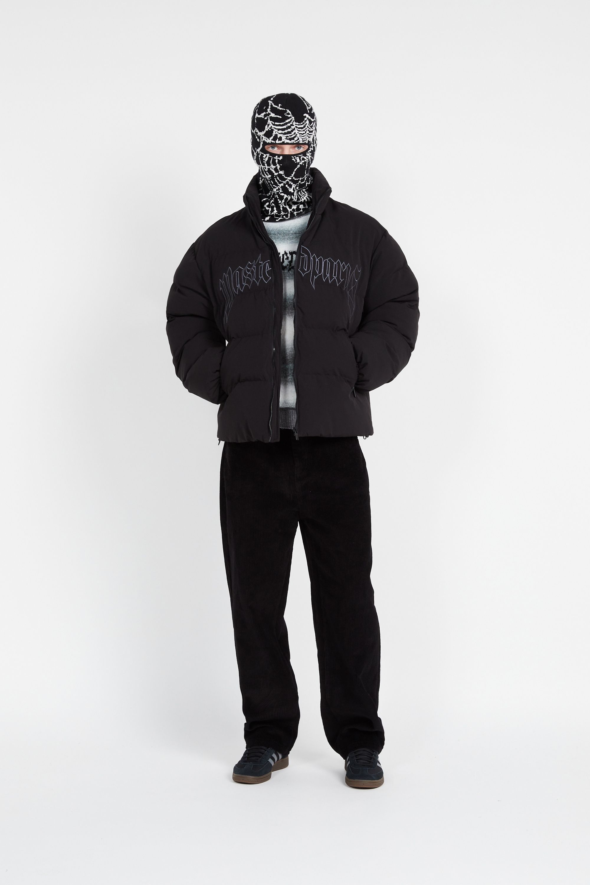 WASTED Doudoune PUFFER NYLON PITCHER Noir
