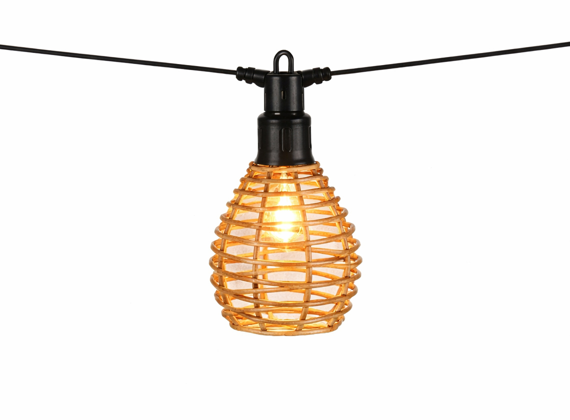 Lumineo rattan lichtslinger