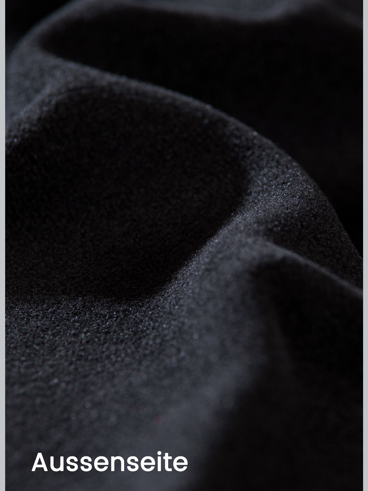 Leichte Fleece-Freizeithose Schwarz