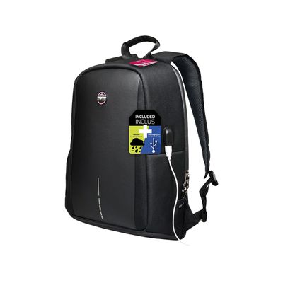 Port Designs Chicago Evo - Sac à dos antivol pour ordinateur portable 13-15,6