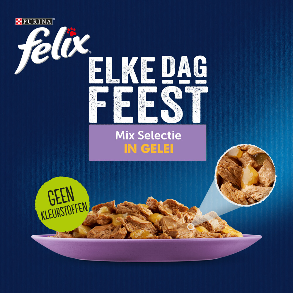 Felix Elke Dag Feest Mix Selectie in Gelei12 x 85 gr