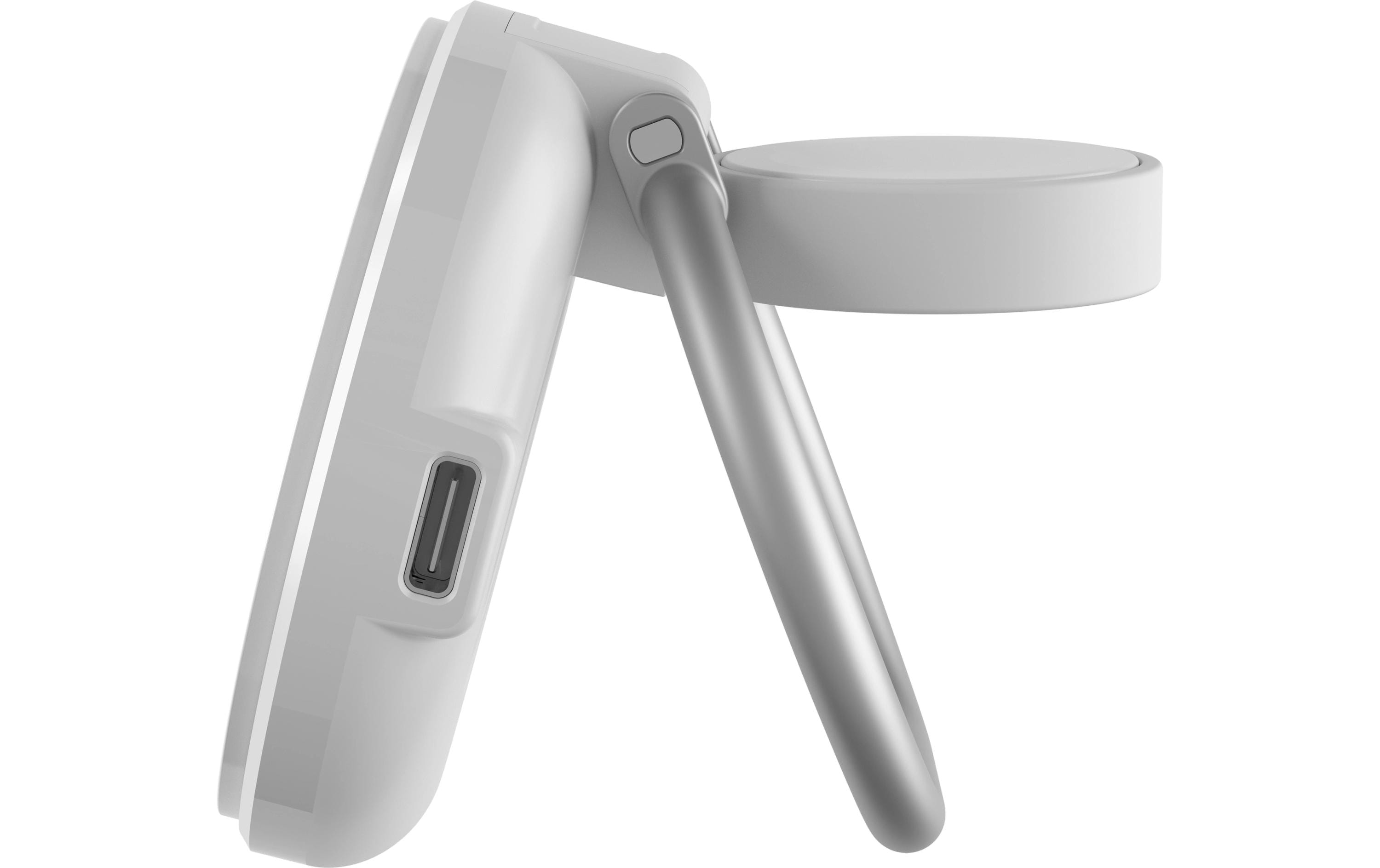 Wireless Charger Qi2 2-in-1, Weiss<br>2-in-1 magnetischer Ladeständer