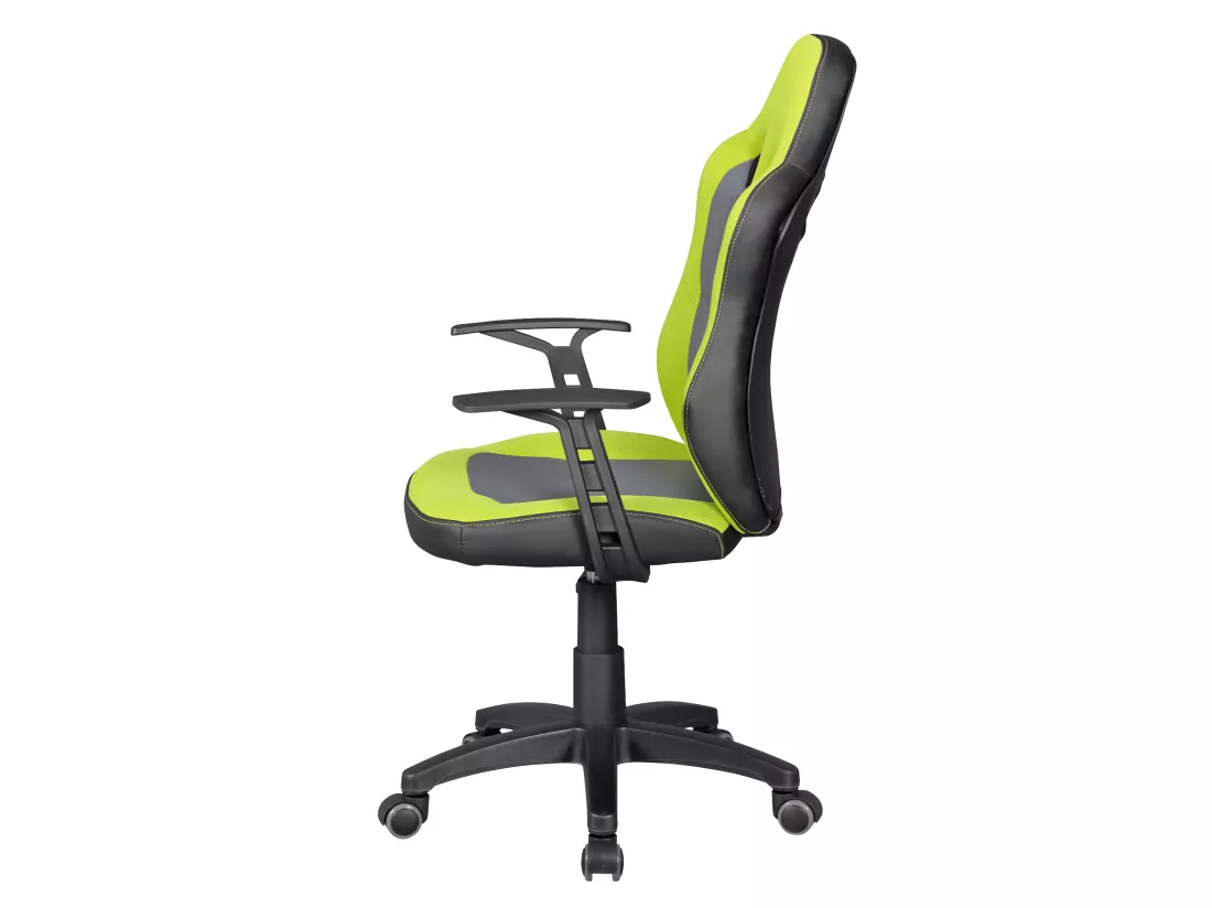 Chaise de bureau enfant Chaise pivotante Fauteuil Tissu Ergonomique