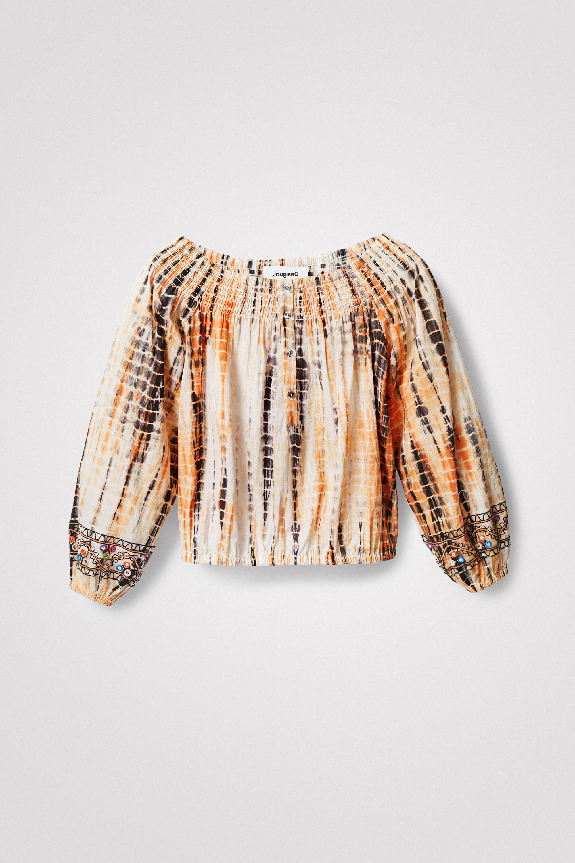 Blouse à col bateau