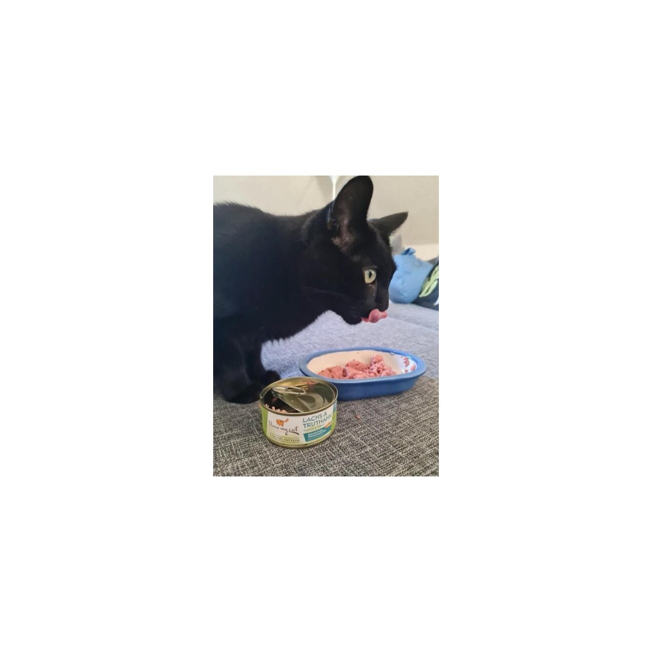 I love my cat Katzenfutter Nass mit Lachs und Truthahn - 100g