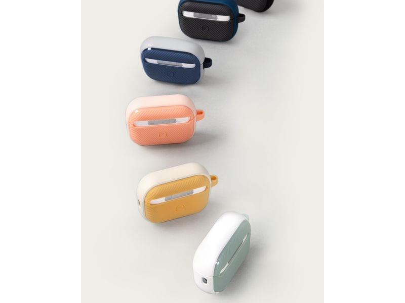 Uniq Transportcase Clyde AirPod Pro Case 2nd Generation Bla AirPodcase mit Haken zur Befestigung (2Gen)