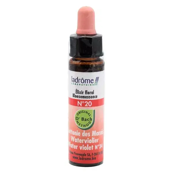 Ladrome Elixires Florais nº 20 Violeta Aquática Orgânica 10ml