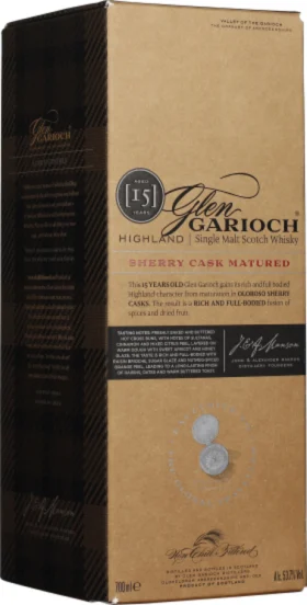 GLEN GARIOCH 15 YEARS SHERRY CASK 70CL