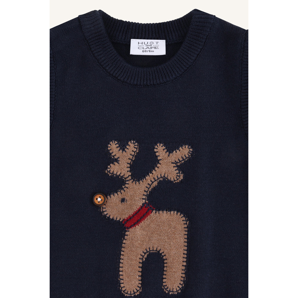 Køb Hust & Claire More Navy Perry Deer