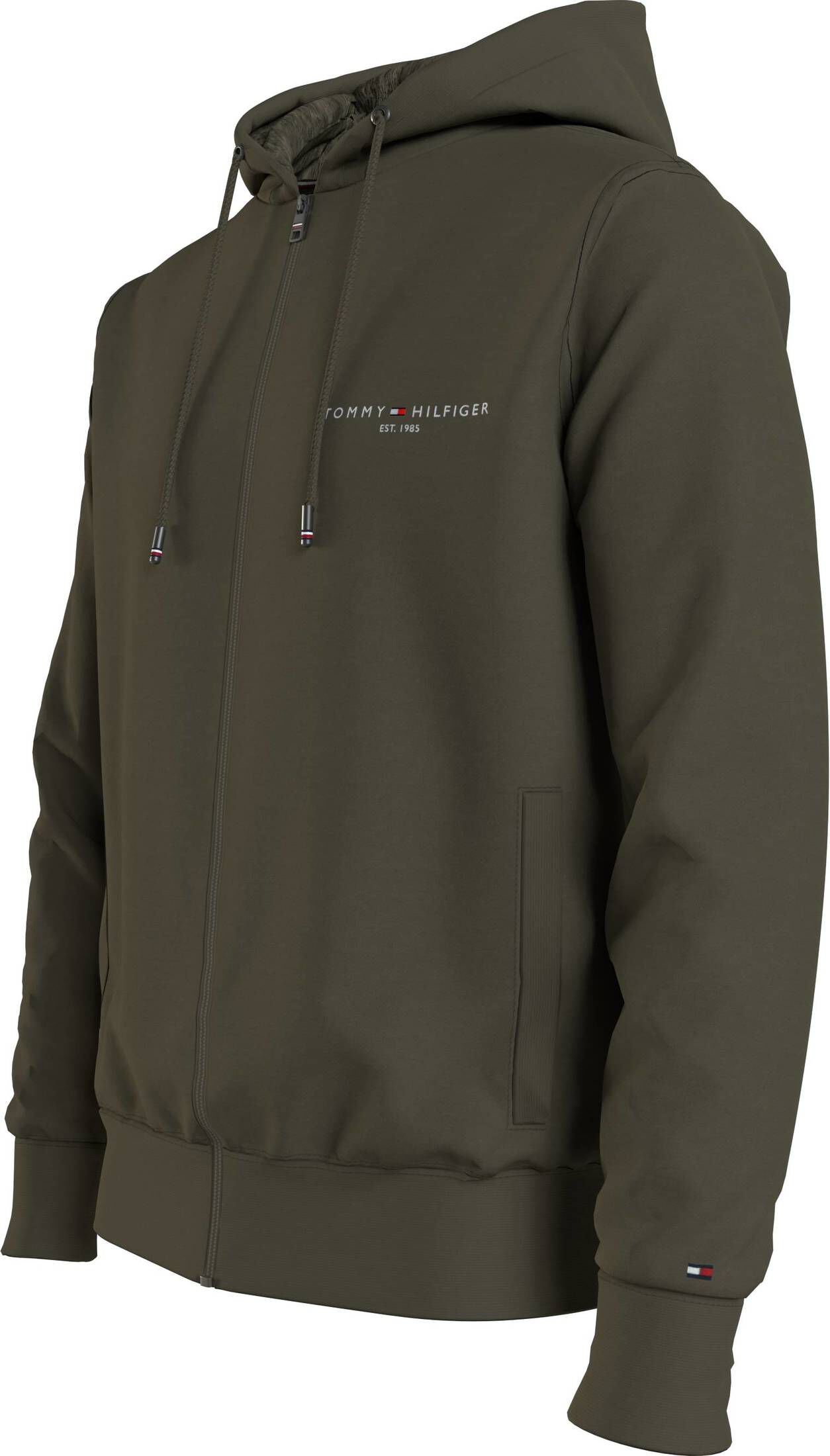 Tommy Hilfiger| Herren Hoodie TOMMY LOGO FUR LINED HOODY