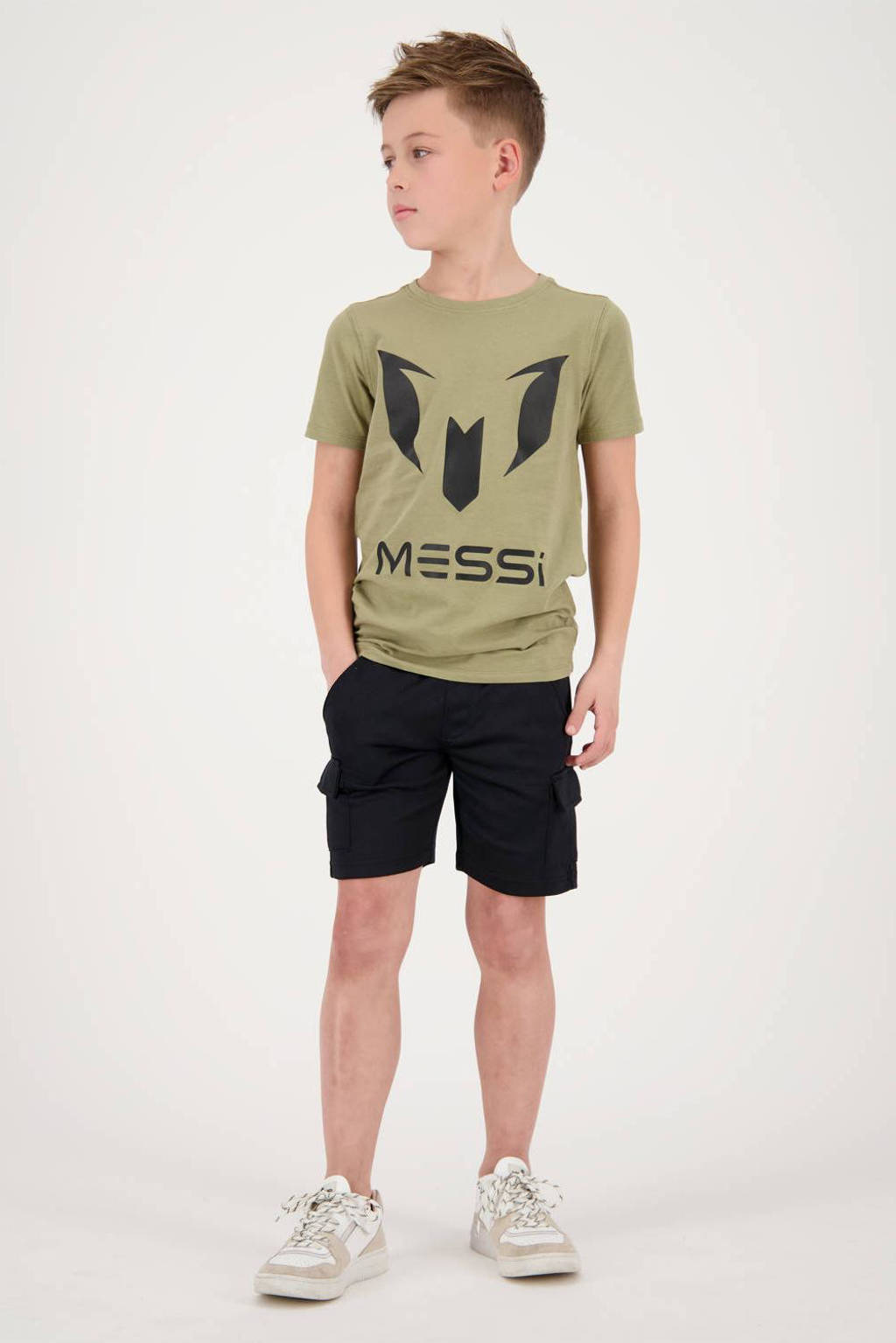 Vingino T-shirt Hogo met printopdruk groen
