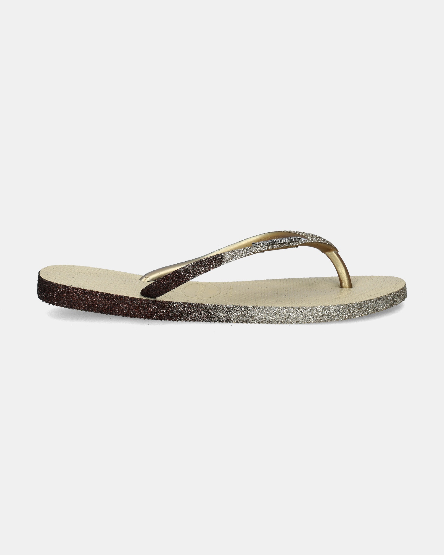 Havaianas Slim Sparkle Slippers  - goud