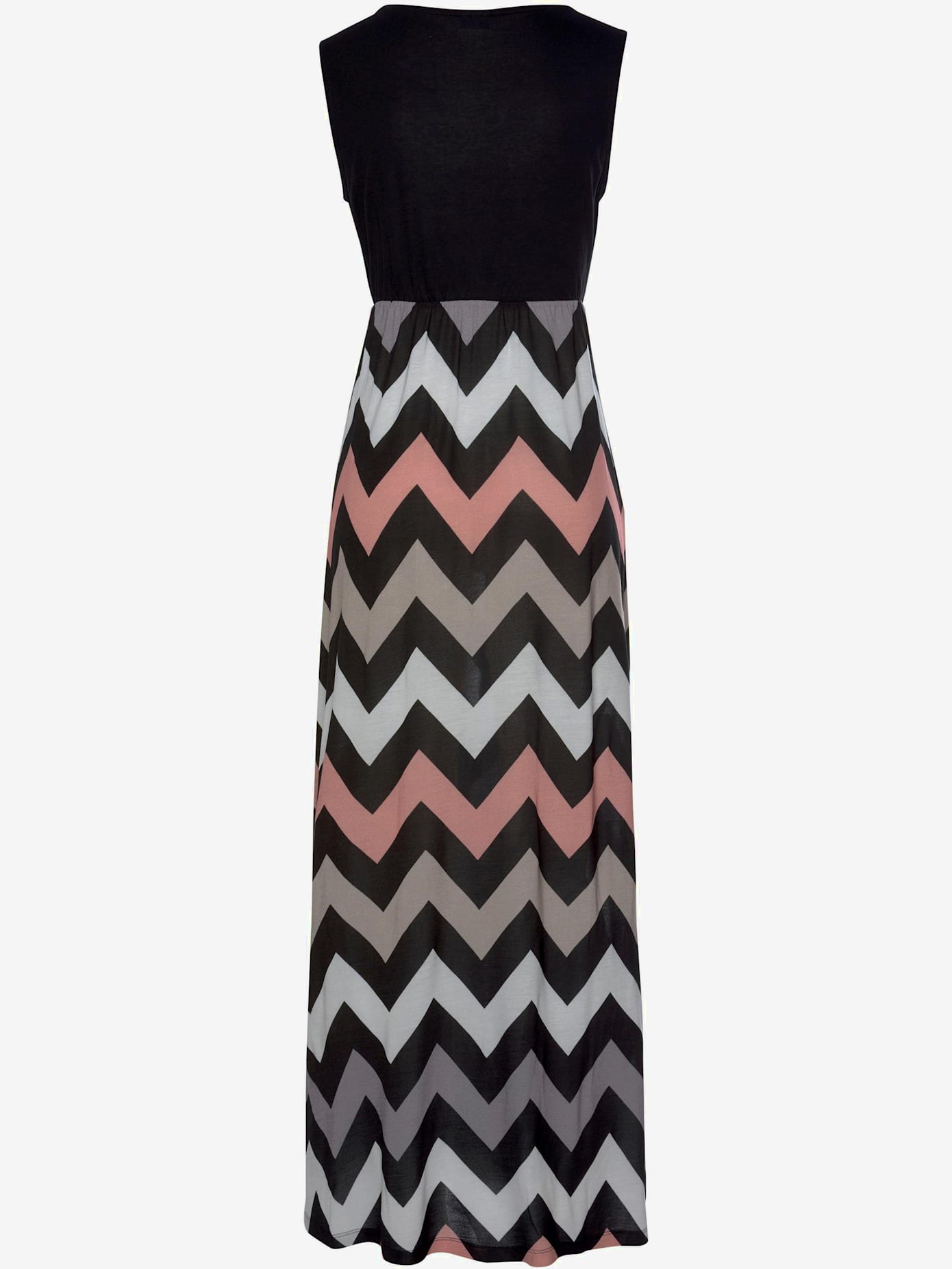 Robe longue encolure ronde