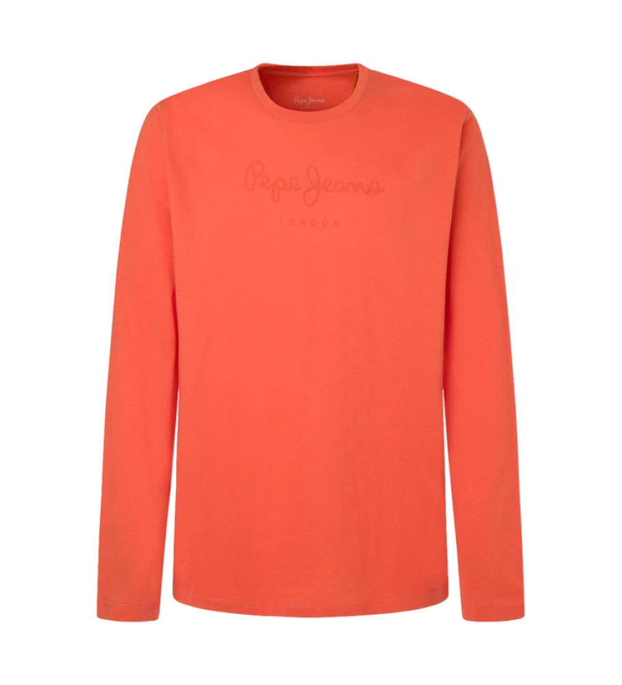 Camiseta longa laranja Pepe Jeans Eggo