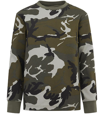 Jordan Bluse - Piqu? - Medium Olive/Camo