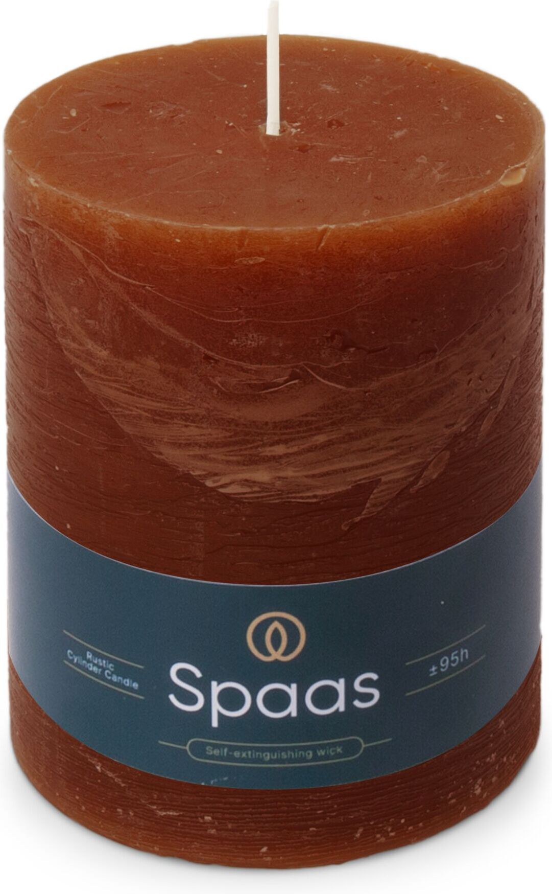 Spaas stompkaars Essential collection bordeaux 95 uur D 10 H 13 cm