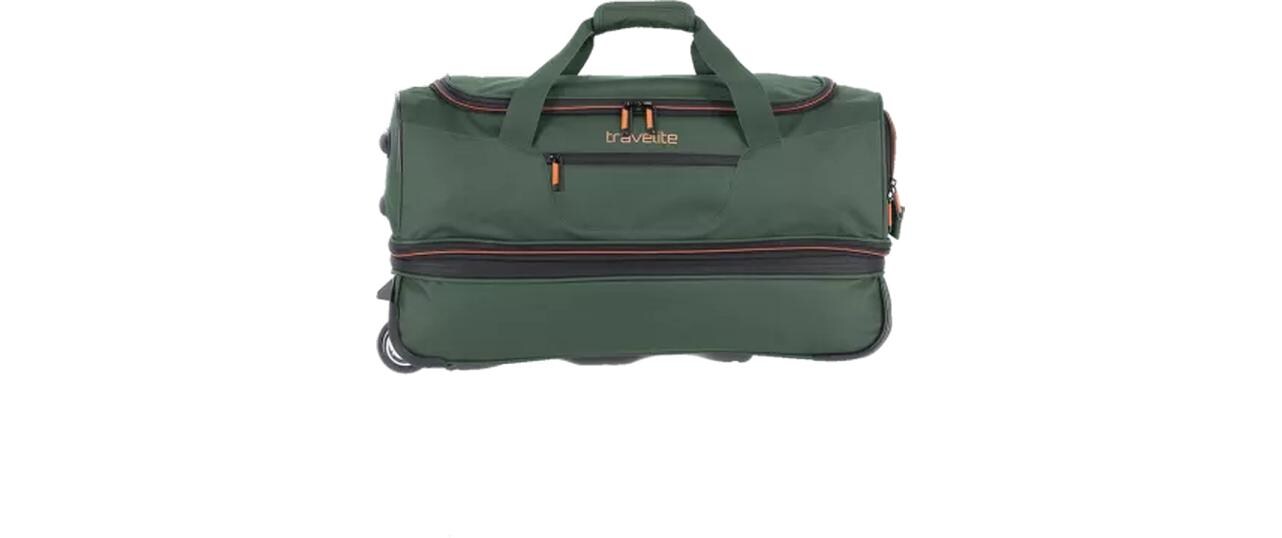 Basics Trolley Reisetasche S erweiterbar, DunkelgrünReisekoffer